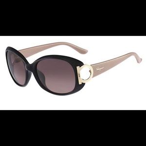 Salvatore Farragamo Sunglasses Tan/Black